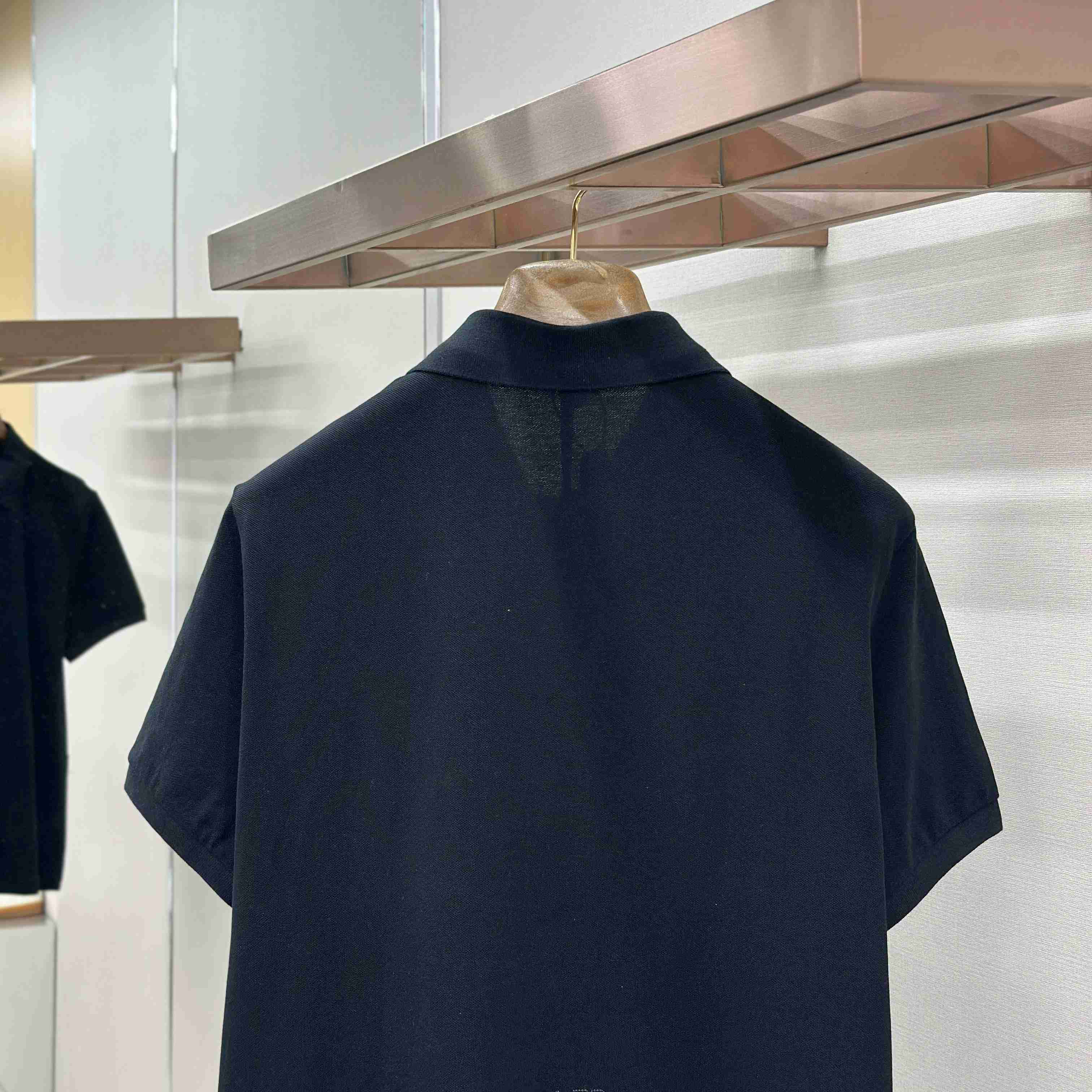 Moncler Logo Patch Cotton Piquet Polo Shirt - FashionPlug