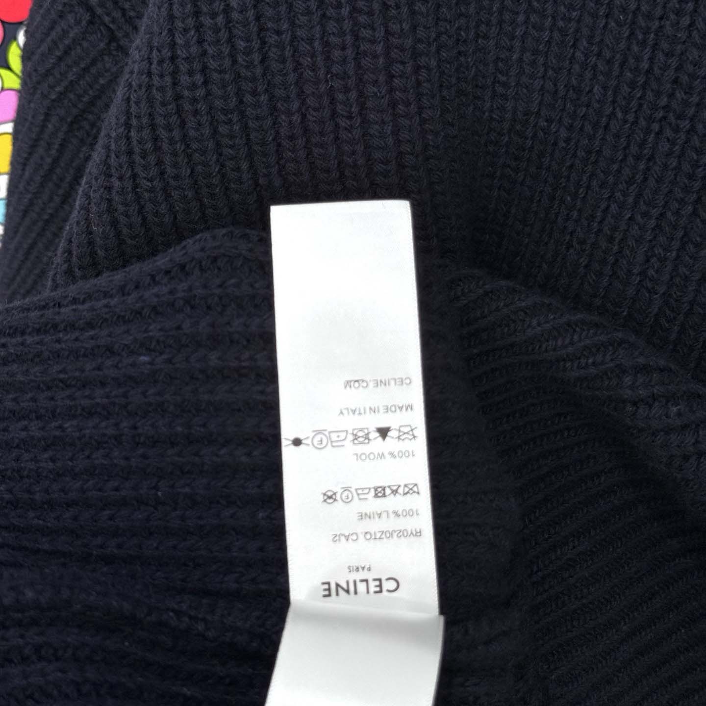 Celine Oversized Crew Neck Sweater In Wool - FashionPlug