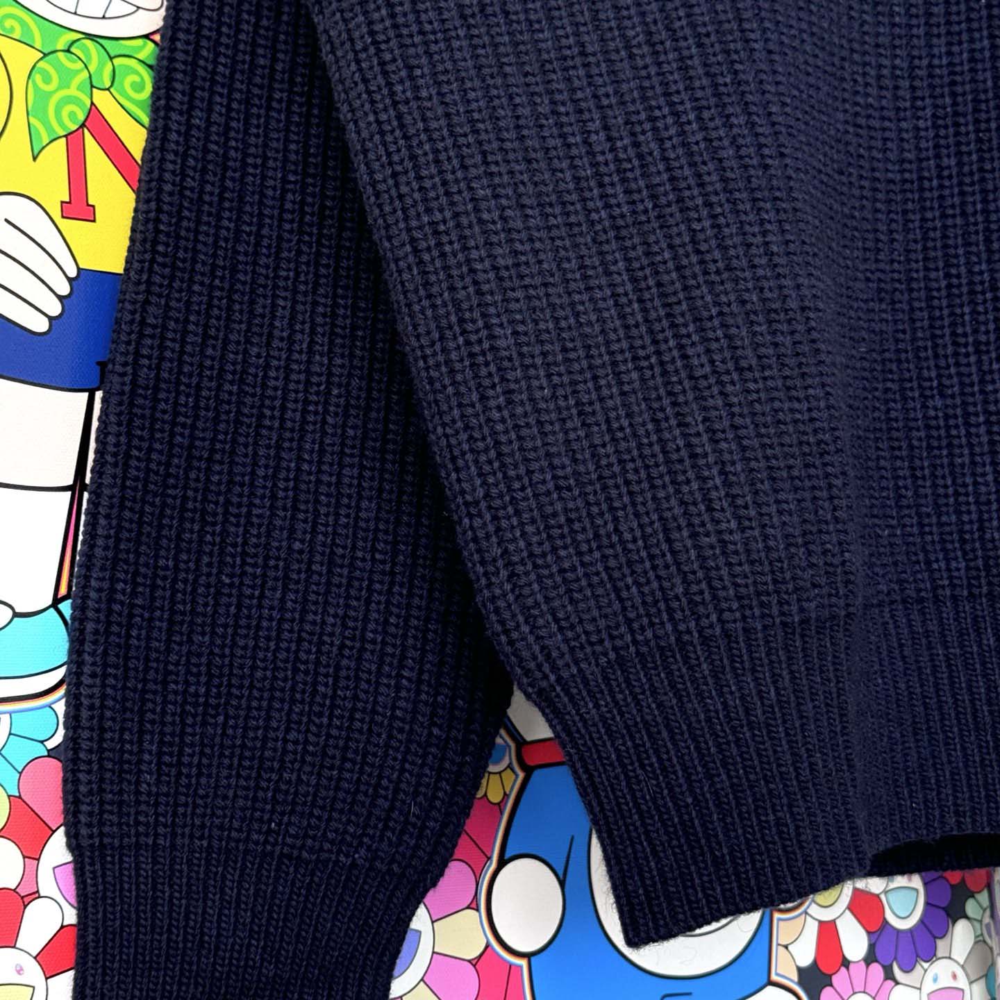 Celine Oversized Crew Neck Sweater In Wool - FashionPlug