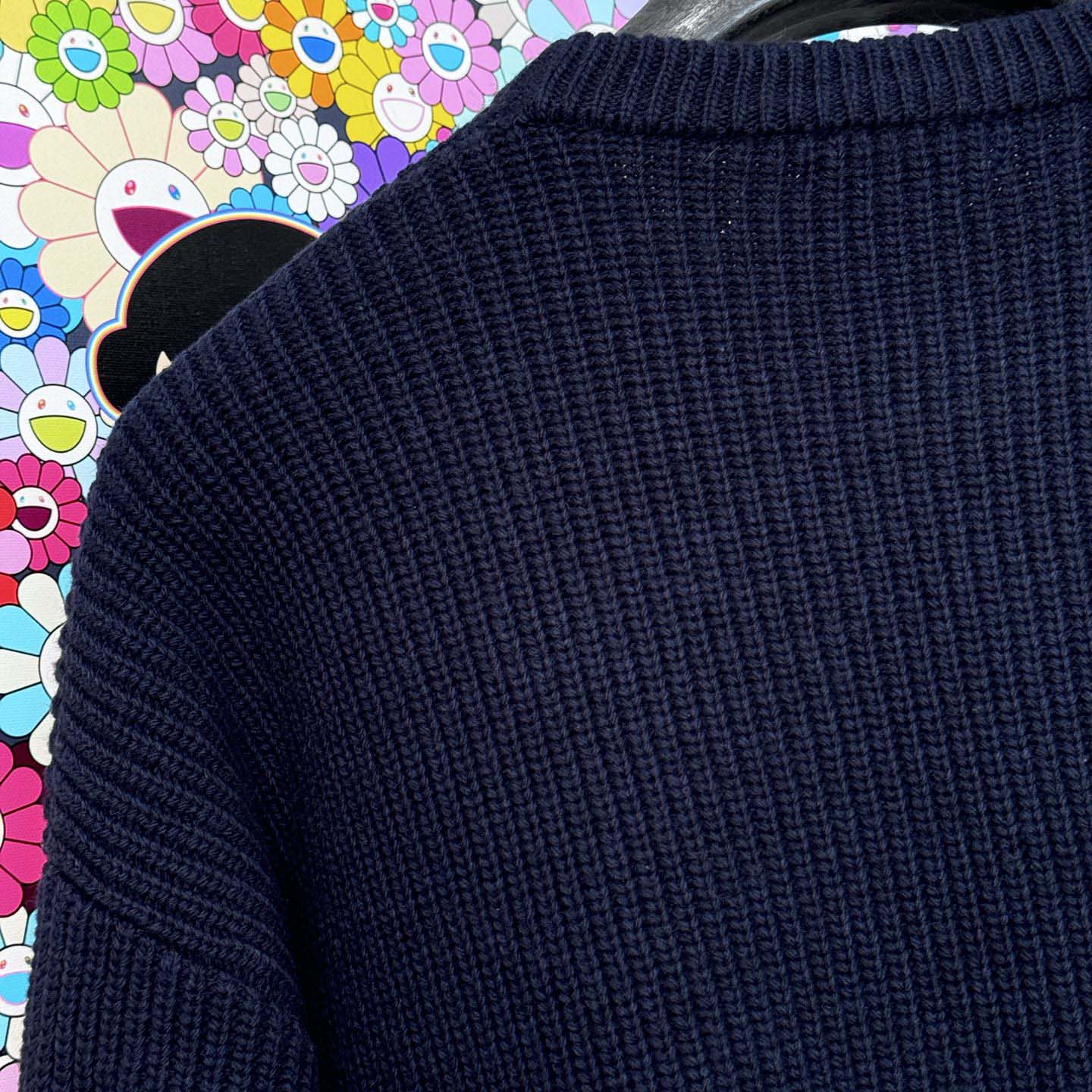 Celine Oversized Crew Neck Sweater In Wool - FashionPlug