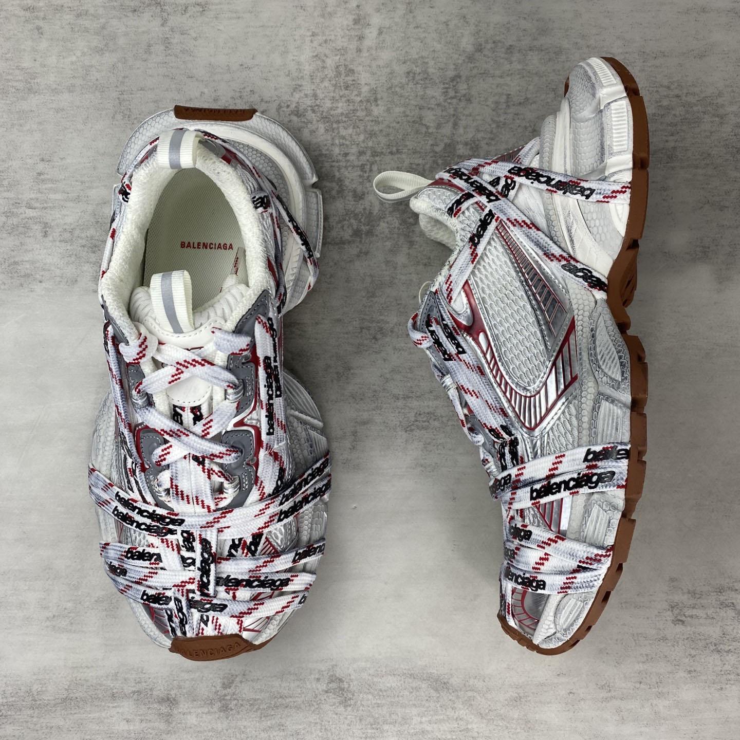 Balenciaga 3XL Extreme Laces Logo Sneaker - FashionPlug
