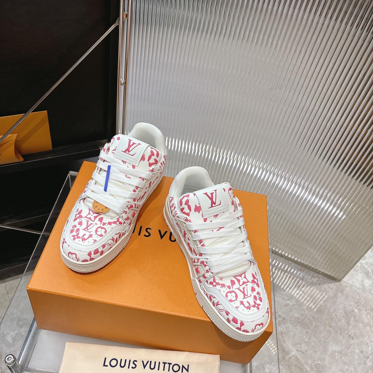 Louis Vuitton LV Trainer Sneaker   1AJJUJ - FashionPlug