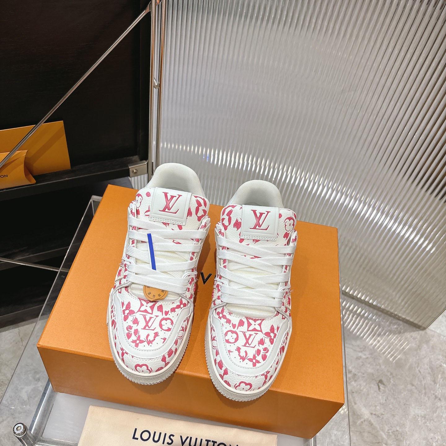 Louis Vuitton LV Trainer Sneaker   1AJJUJ - FashionPlug