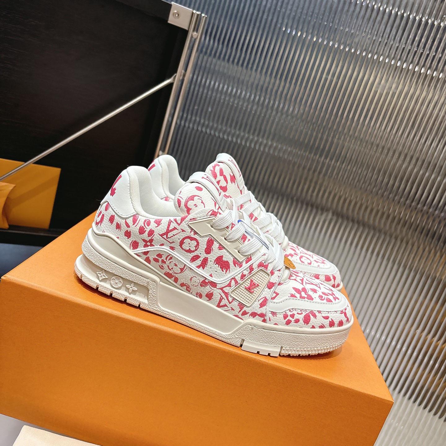 Louis Vuitton LV Trainer Sneaker   1AJJUJ - FashionPlug