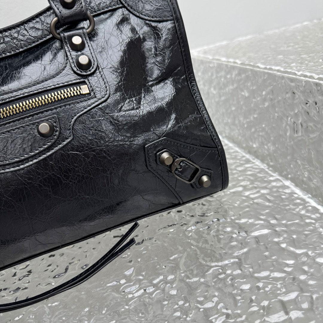 Balenciaga Le City Bag Small In Black - FashionPlug