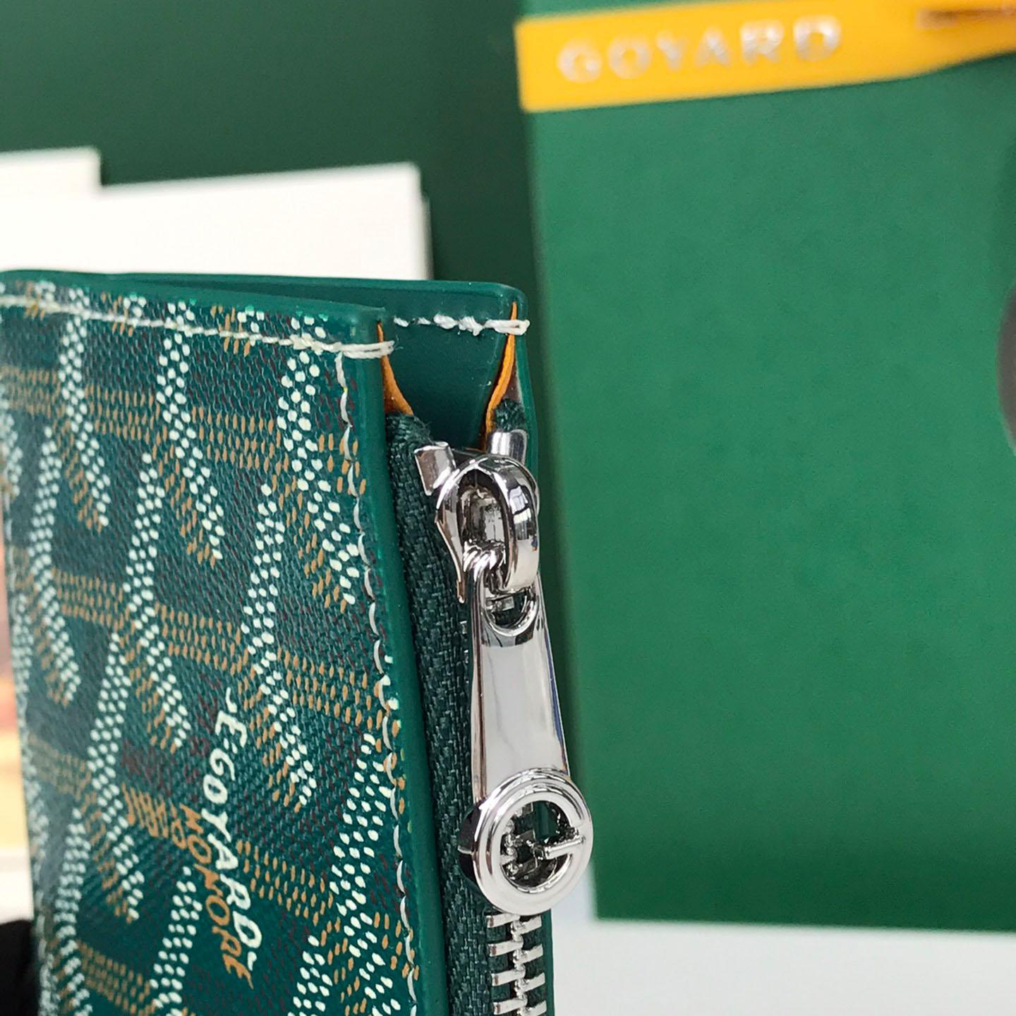 Goyard Bourbon Zipped Card Holder - FashionPlug