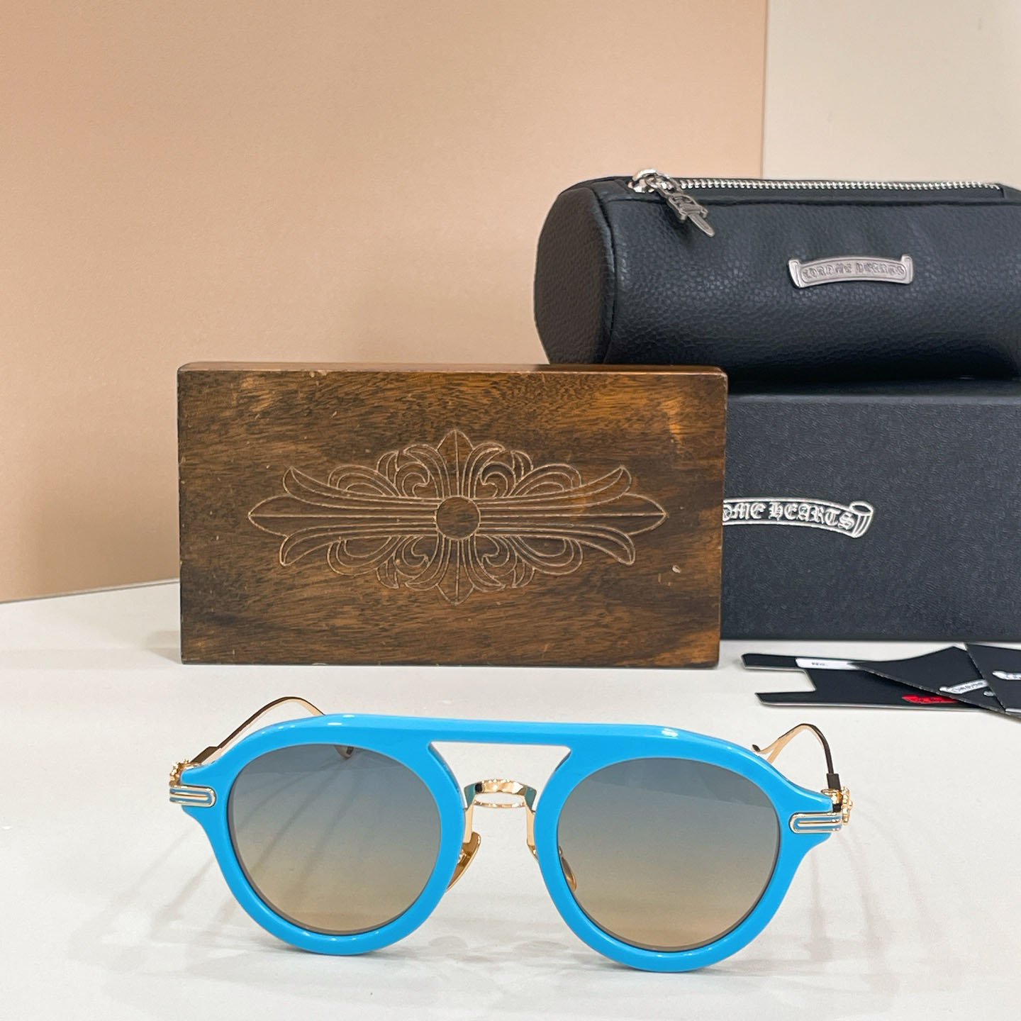 Chrome Hearts Honey Tunnel Sunglasses - FashionPlug