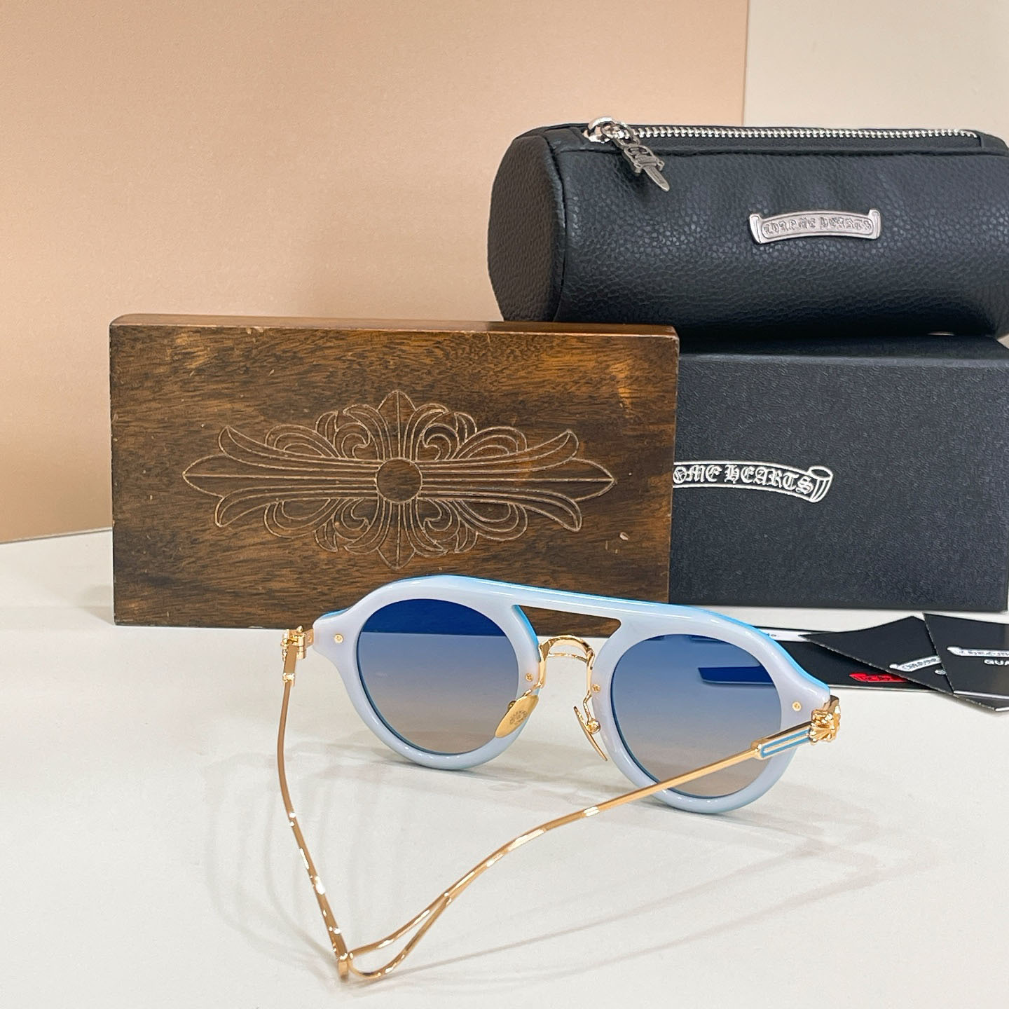 Chrome Hearts Honey Tunnel Sunglasses - FashionPlug