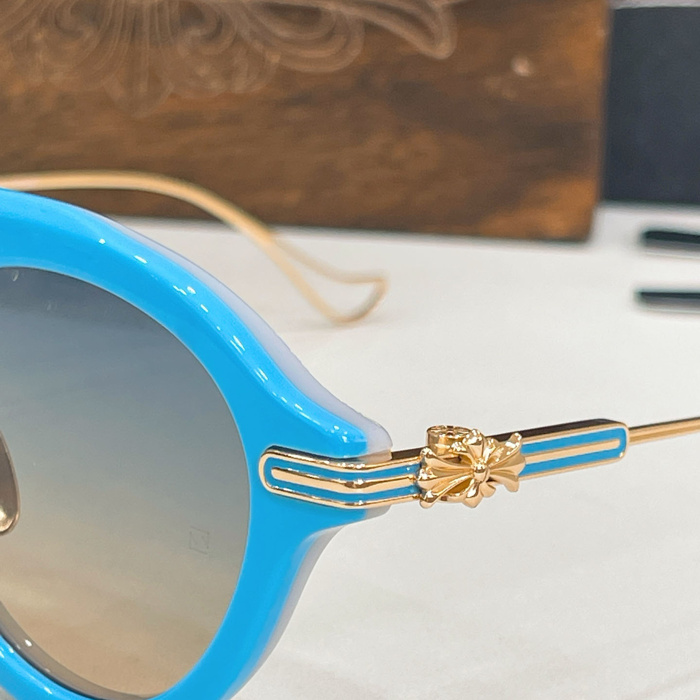 Chrome Hearts Honey Tunnel Sunglasses - FashionPlug