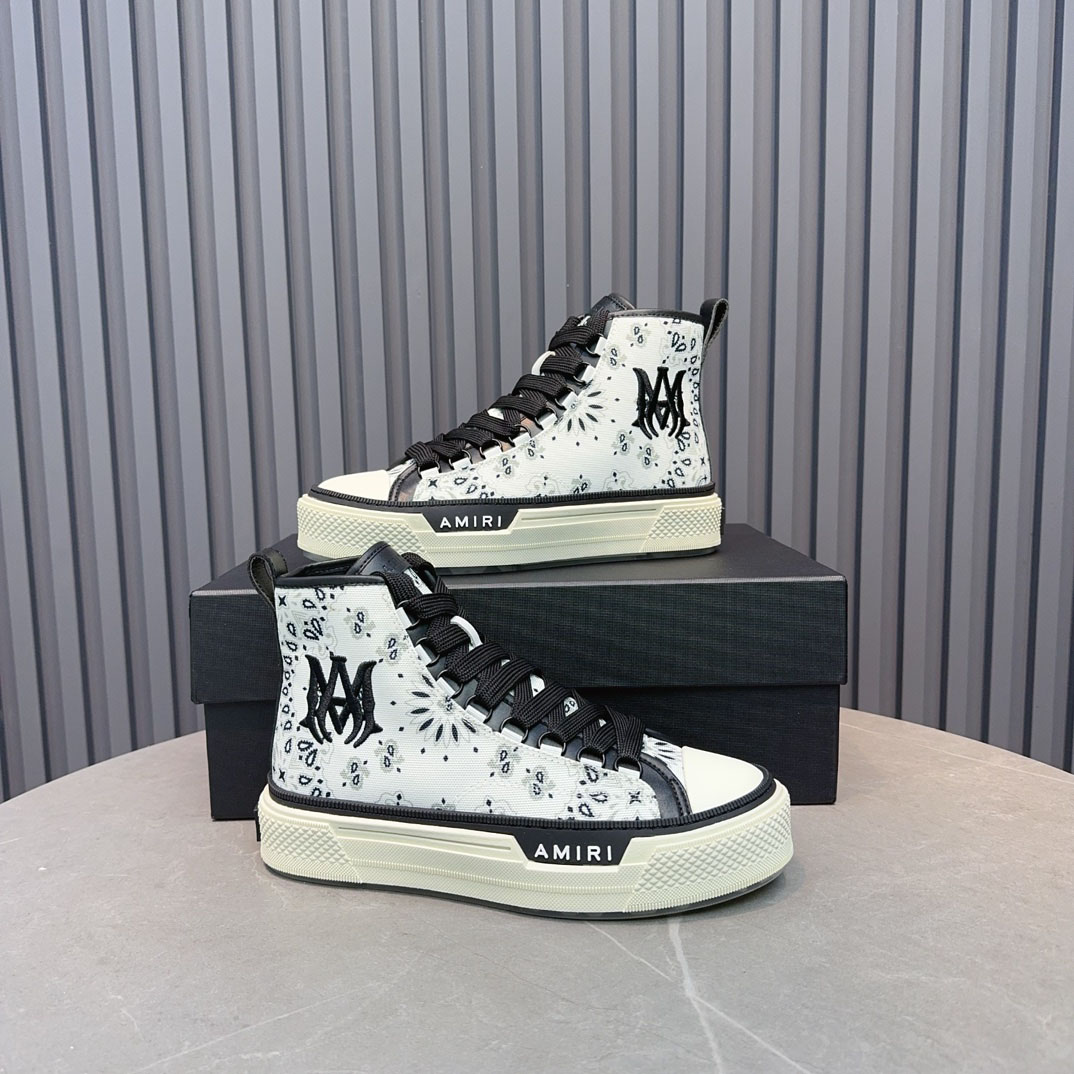 Amiri Court High 'Bandana - White' - FashionPlug