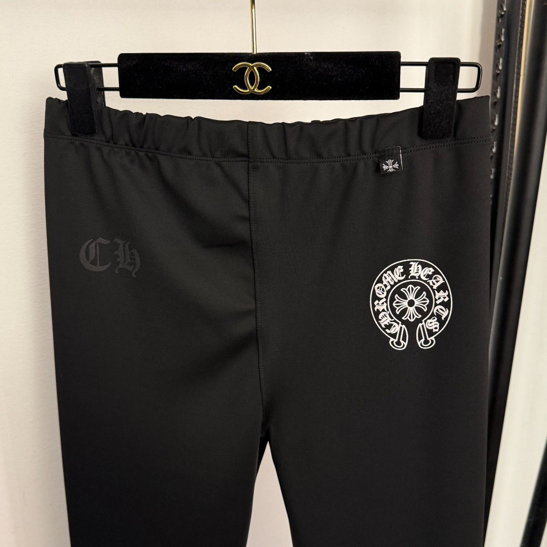 Chrome Hearts Logo Leggings - FashionPlug