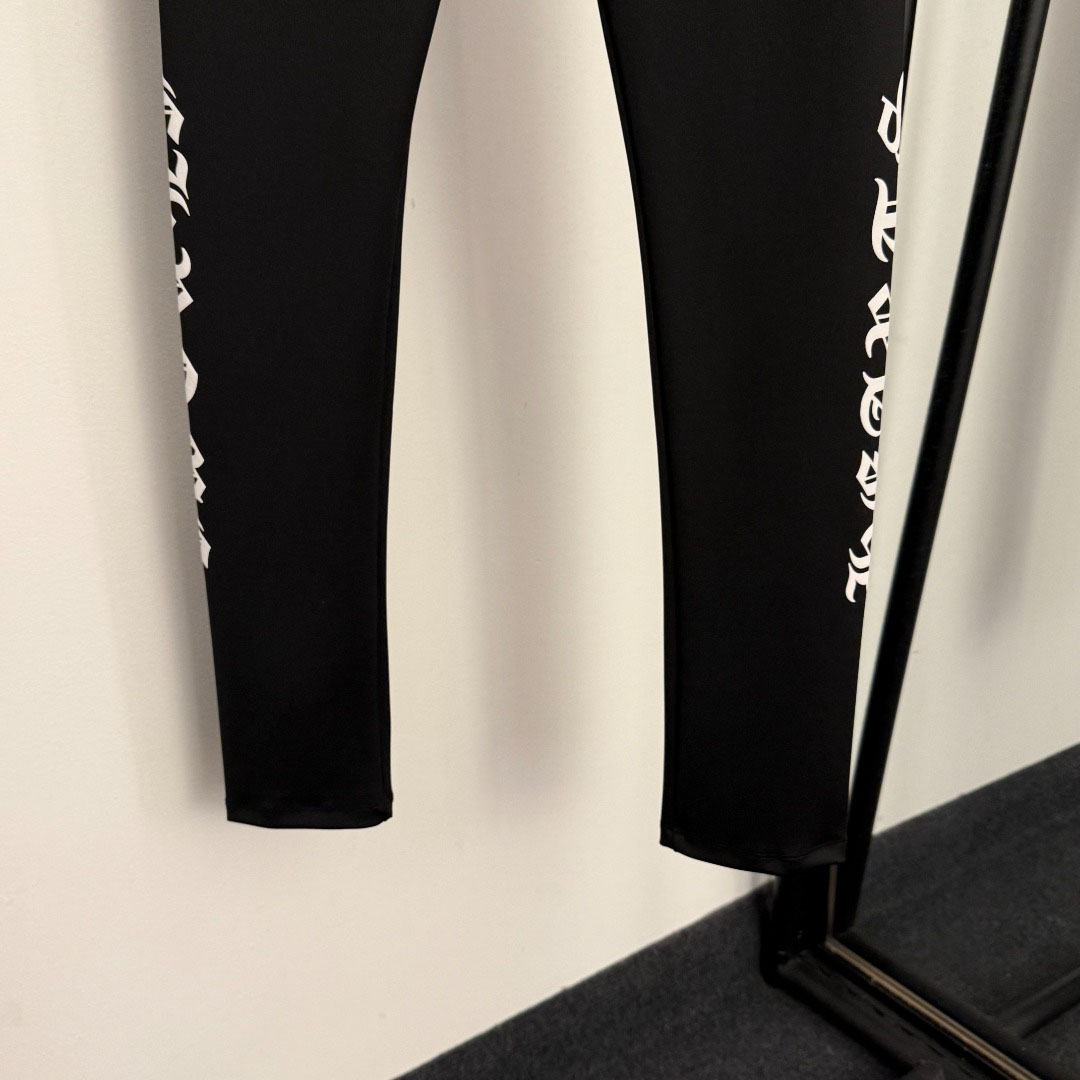 Chrome Hearts Logo Leggings - FashionPlug