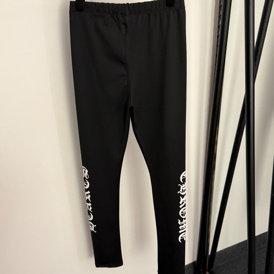Chrome Hearts Logo Leggings - FashionPlug