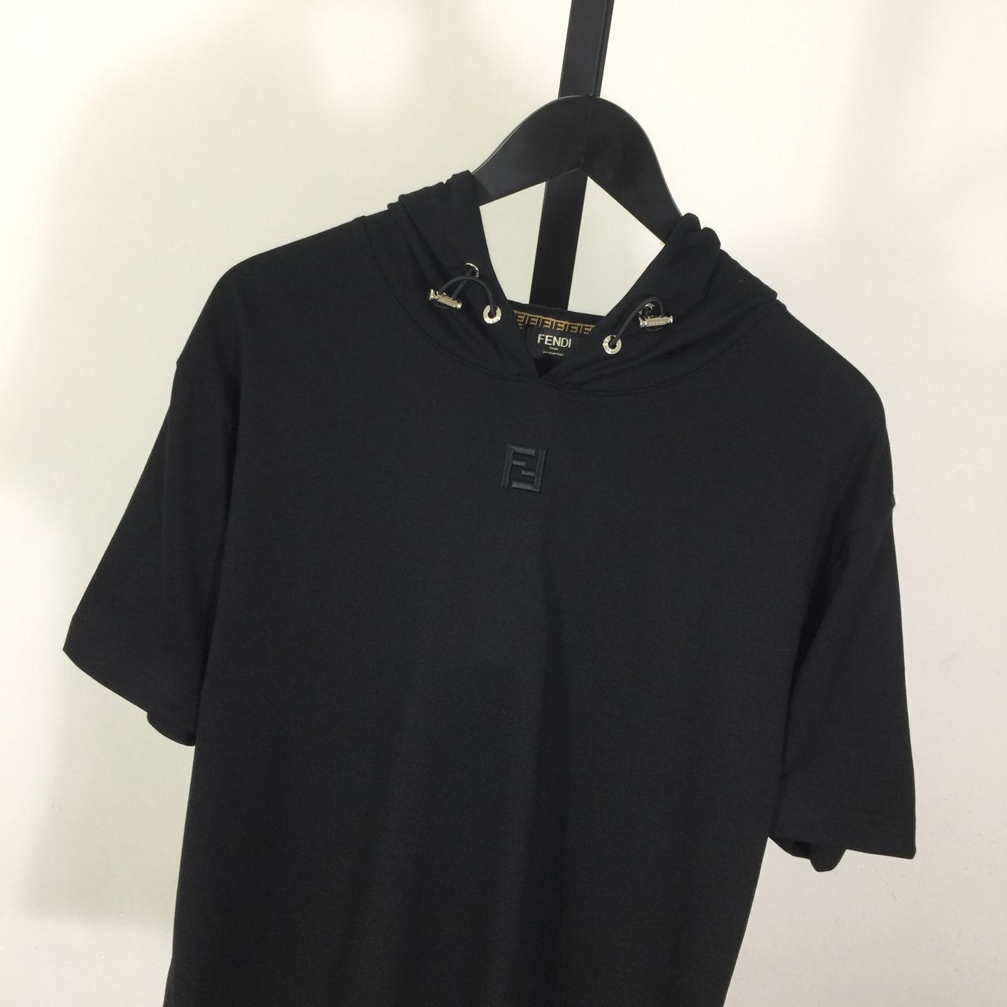 Fendi Hooded T-shirt - FashionPlug