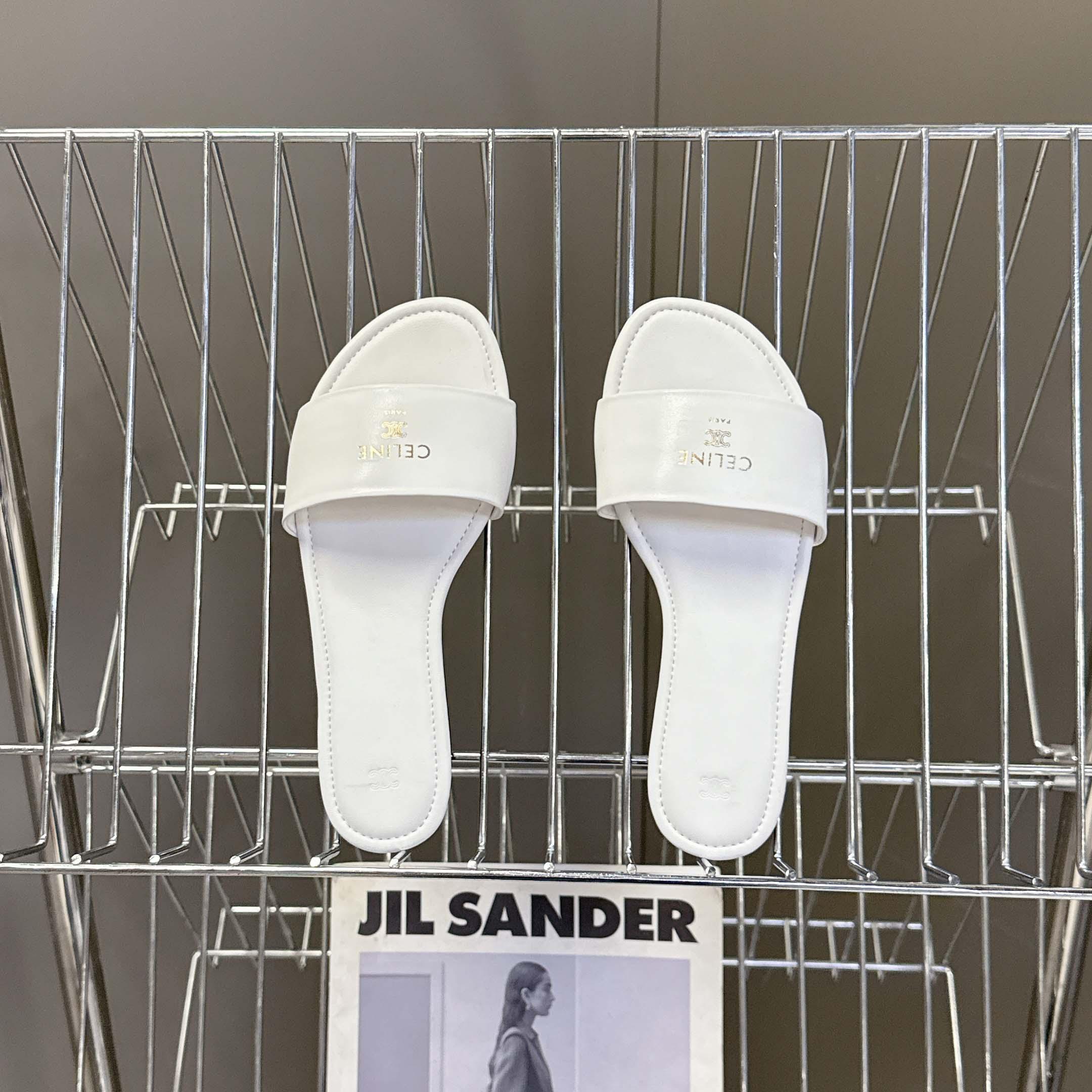 Celine Coast Mule In Lambskin - FashionPlug