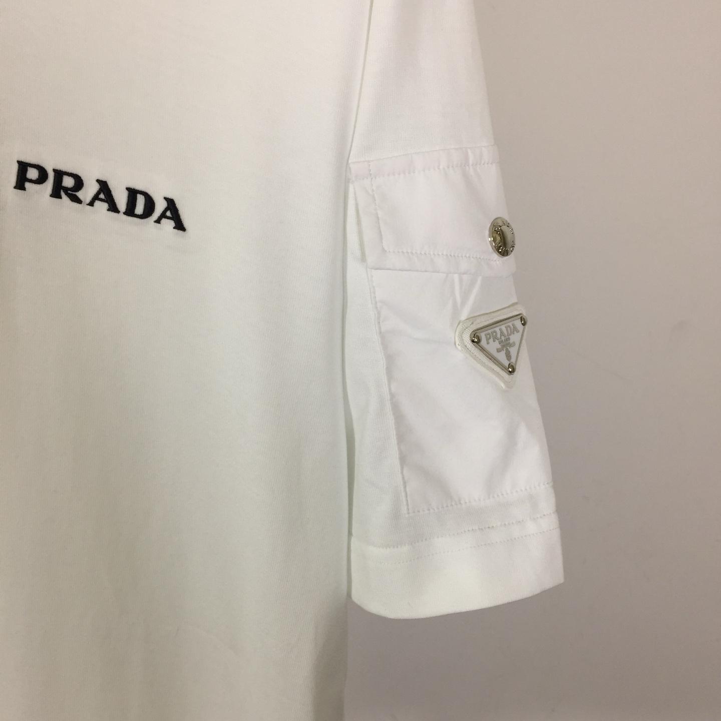 Prada Hooded T-shirt - FashionPlug
