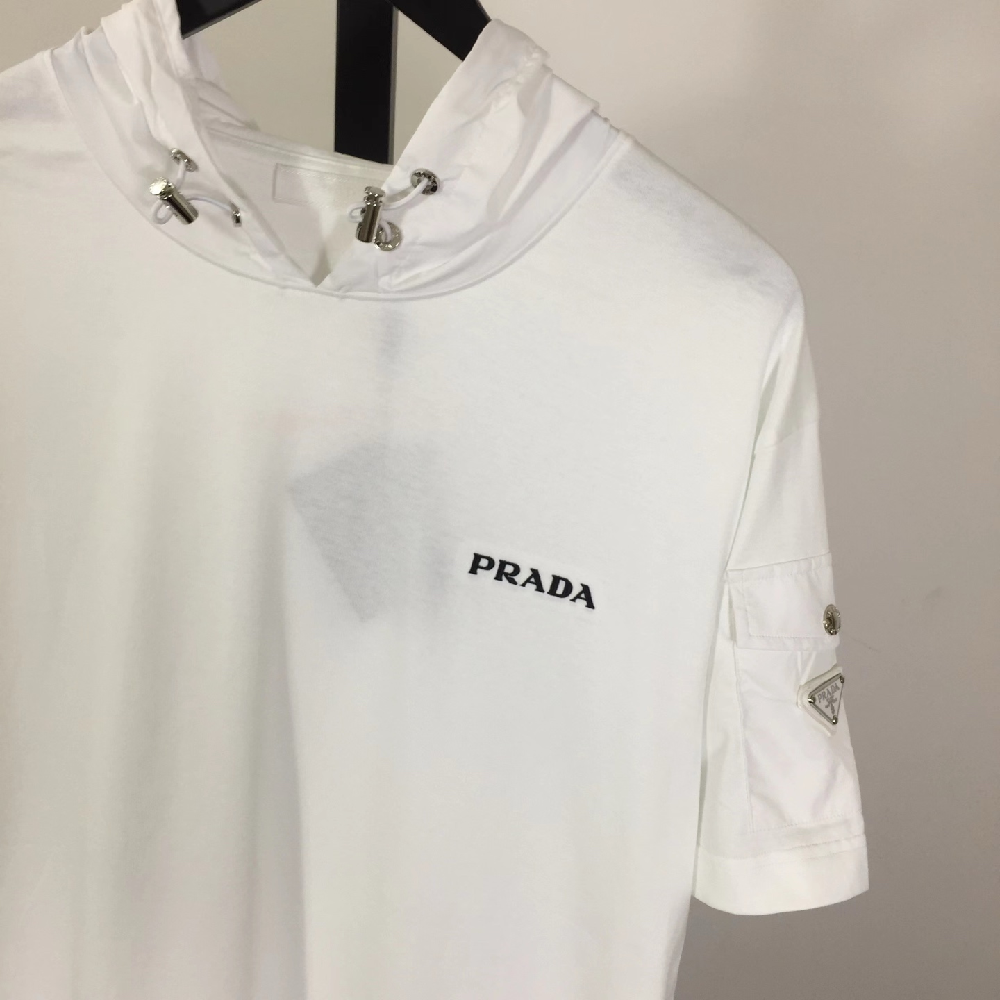 Prada Hooded T-shirt - FashionPlug