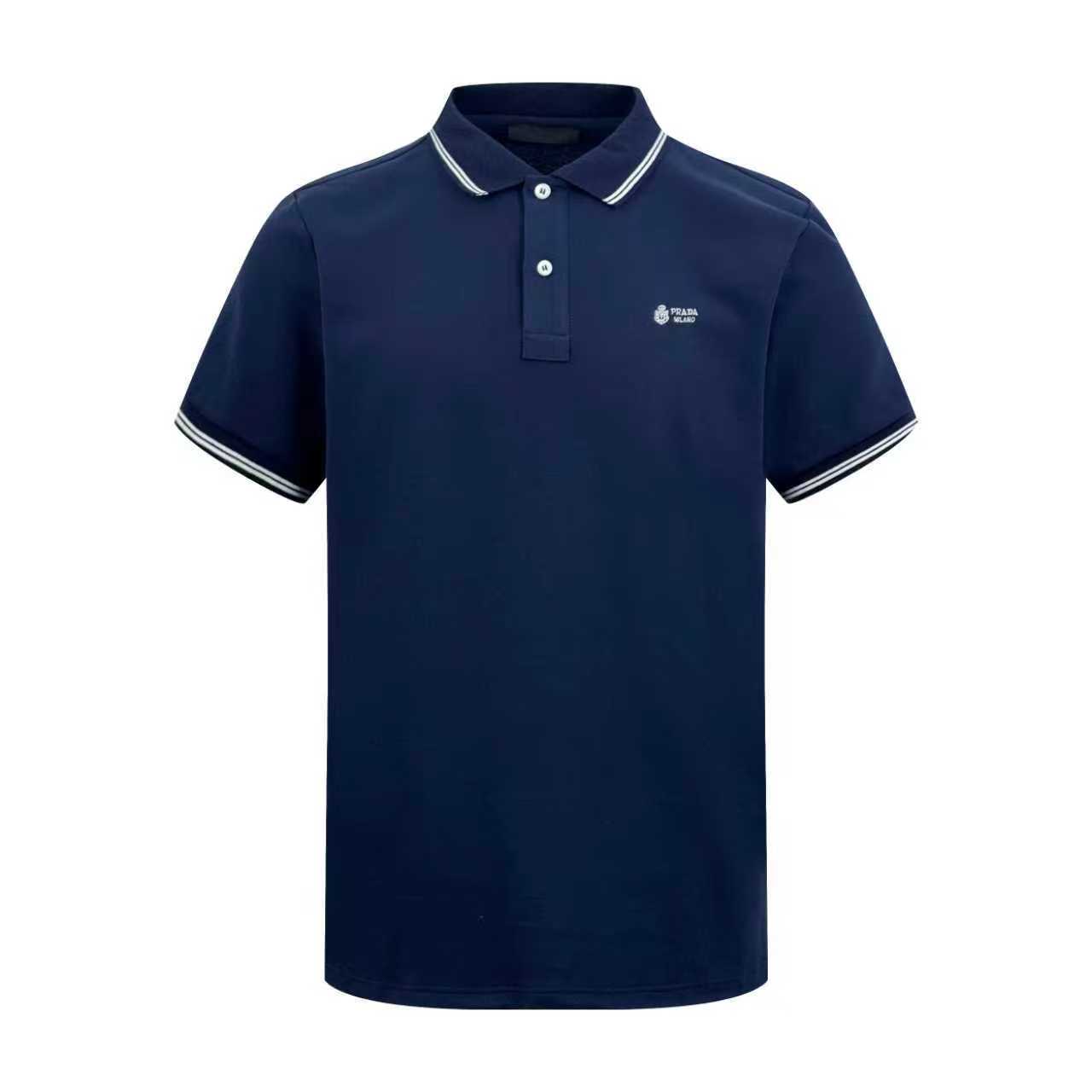 Prada Logo-appliqué Polo Shirt - FashionPlug