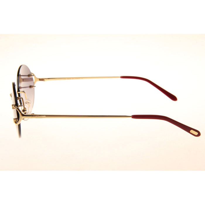 Cartier CT 4193832 Sunglasses In Gold Gradient Grey - FashionPlug