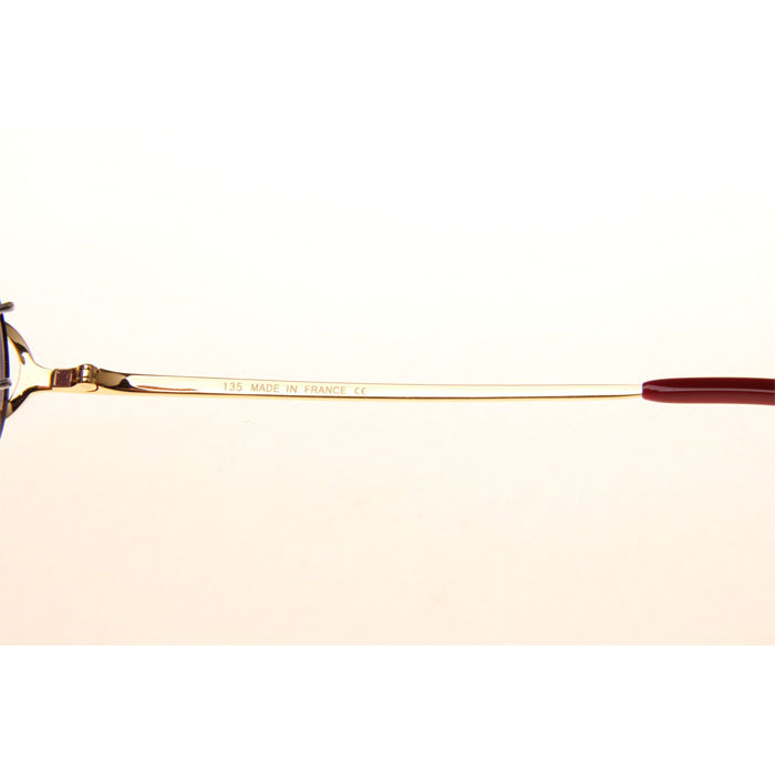 Cartier CT 4193832 Sunglasses In Gold Gradient Grey - FashionPlug