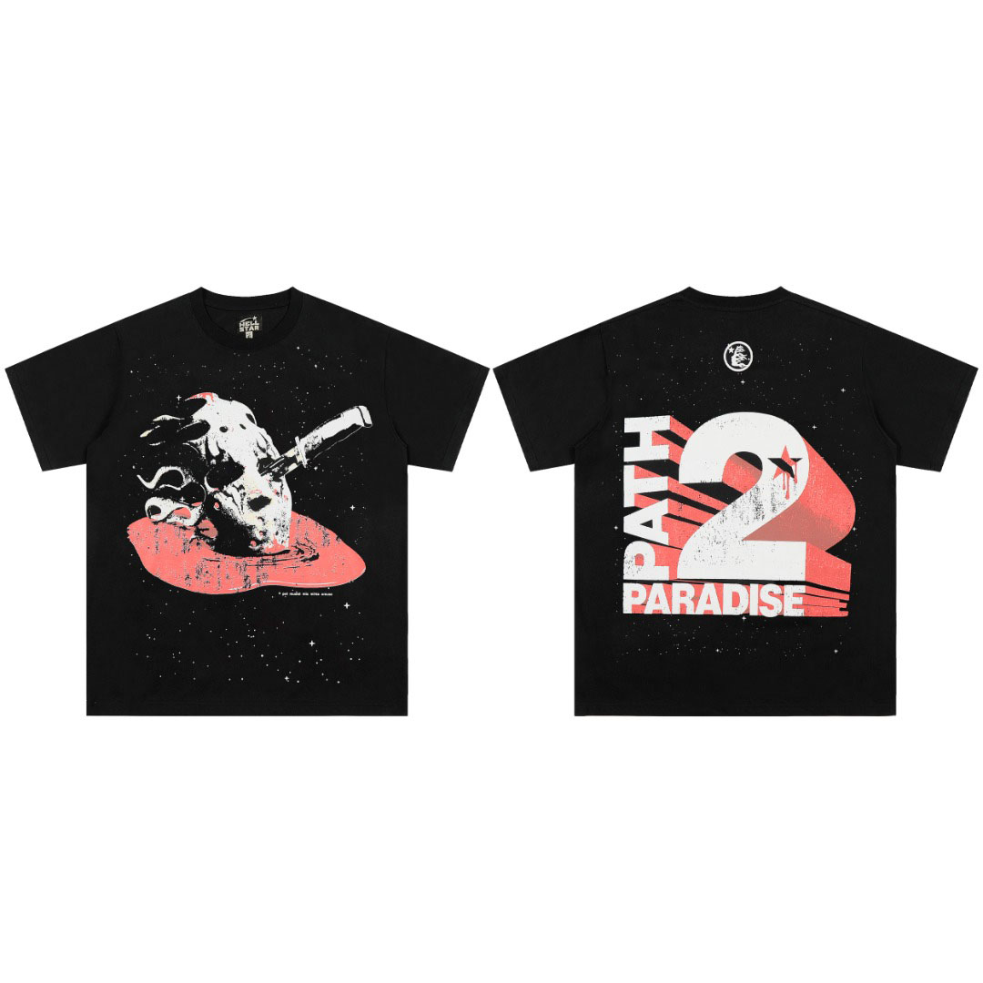 Hellstar Killer Mask T-Shirt 'Black' - FashionPlug