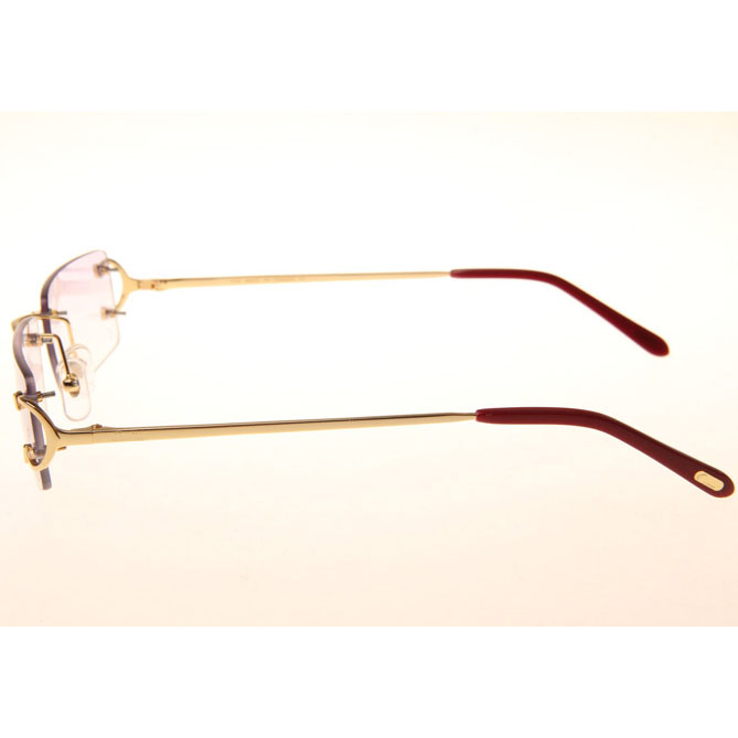 Cartier CT 4193830 Sunglasses In Gold Gradient Pink - FashionPlug