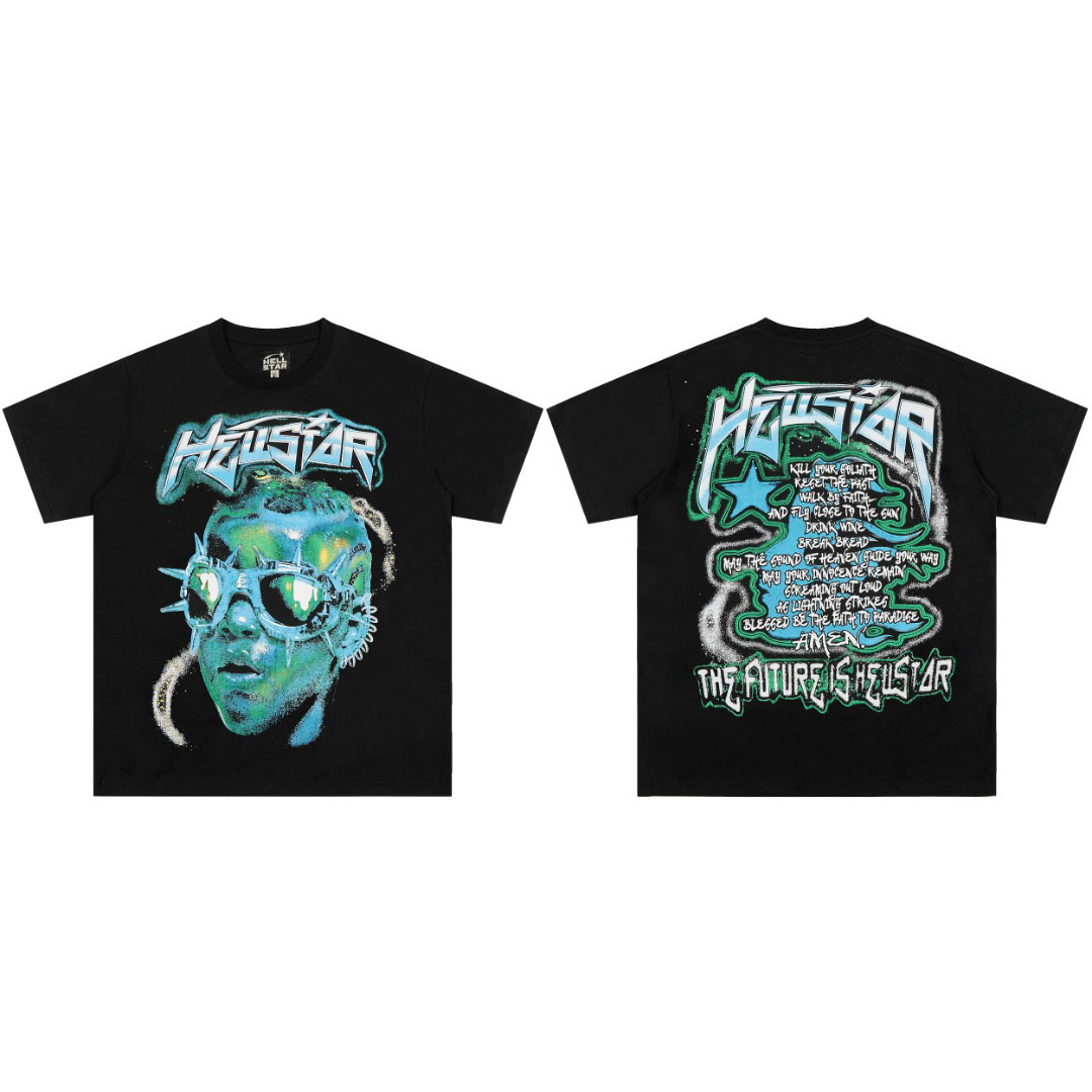 Hellstar The Future T-Shirt 'Black' - FashionPlug