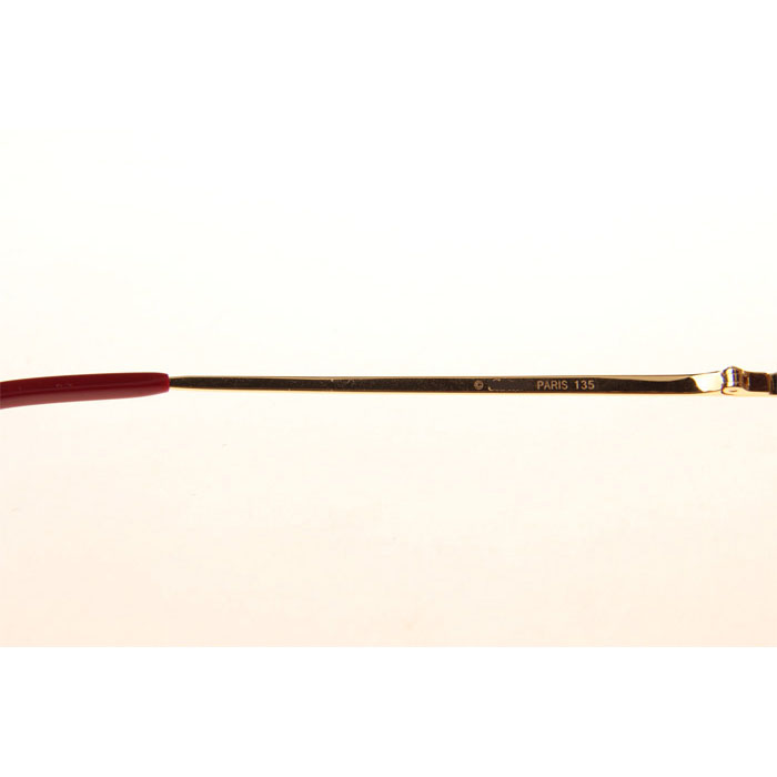 Cartier CT 4193832 Sunglasses In Gold Gradient Brown - FashionPlug