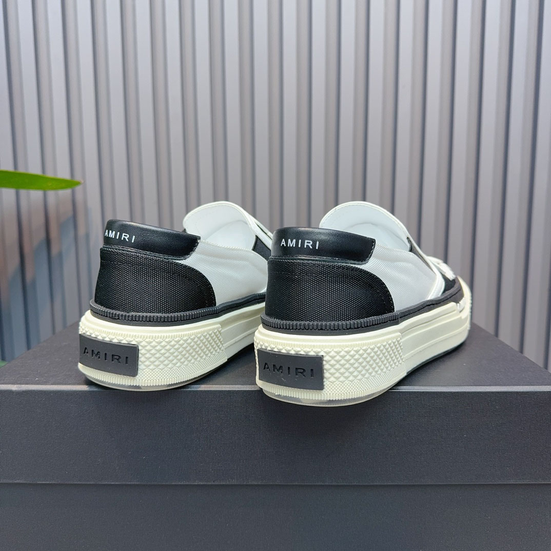 Amiri Skel Top Slip-On 'Black White' - FashionPlug