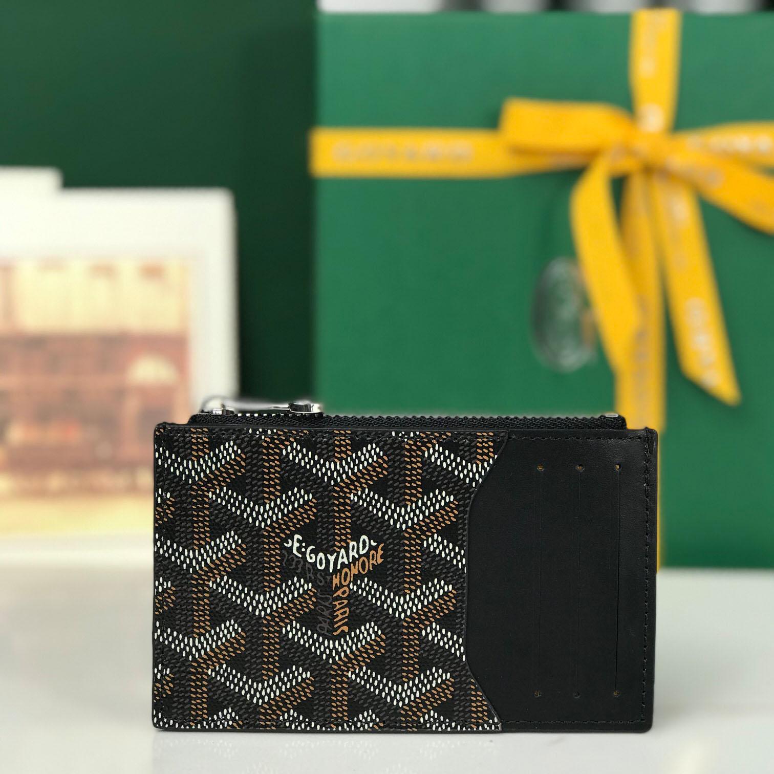 Goyard Bourbon Zipped Card Holder - FashionPlug