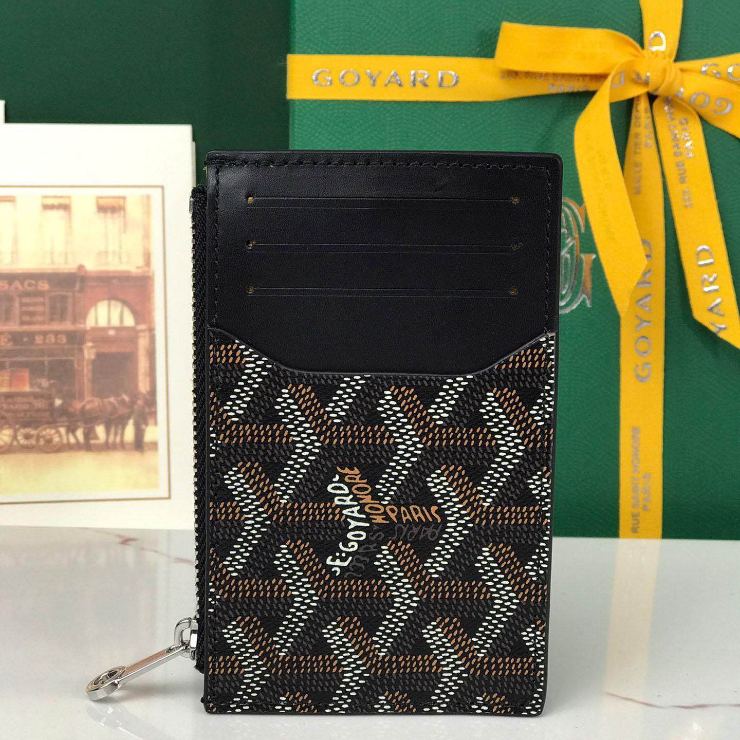 Goyard Bourbon Zipped Card Holder - FashionPlug