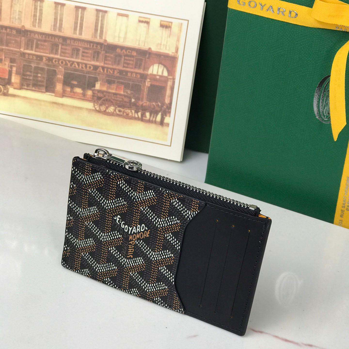 Goyard Bourbon Zipped Card Holder - FashionPlug