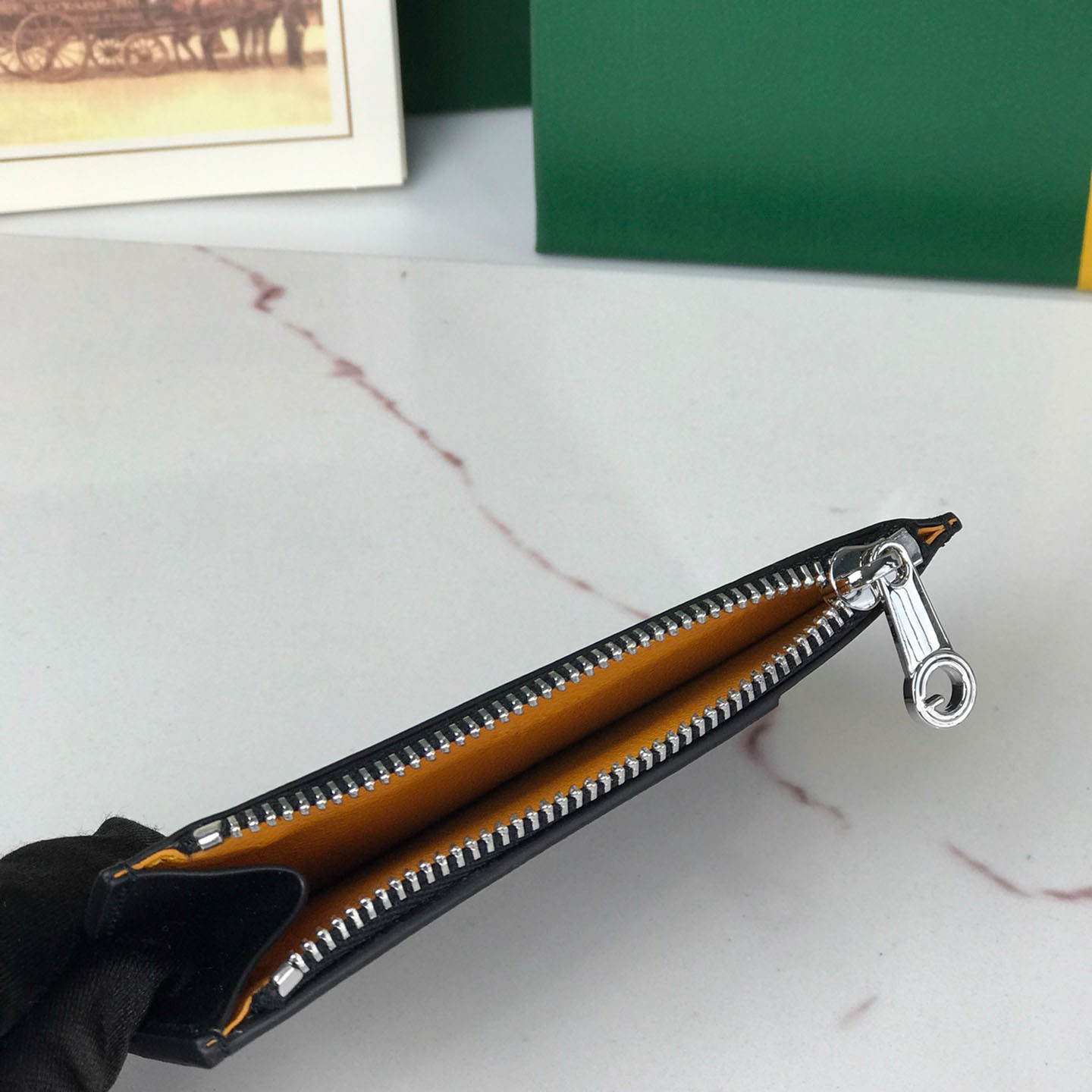 Goyard Bourbon Zipped Card Holder - FashionPlug