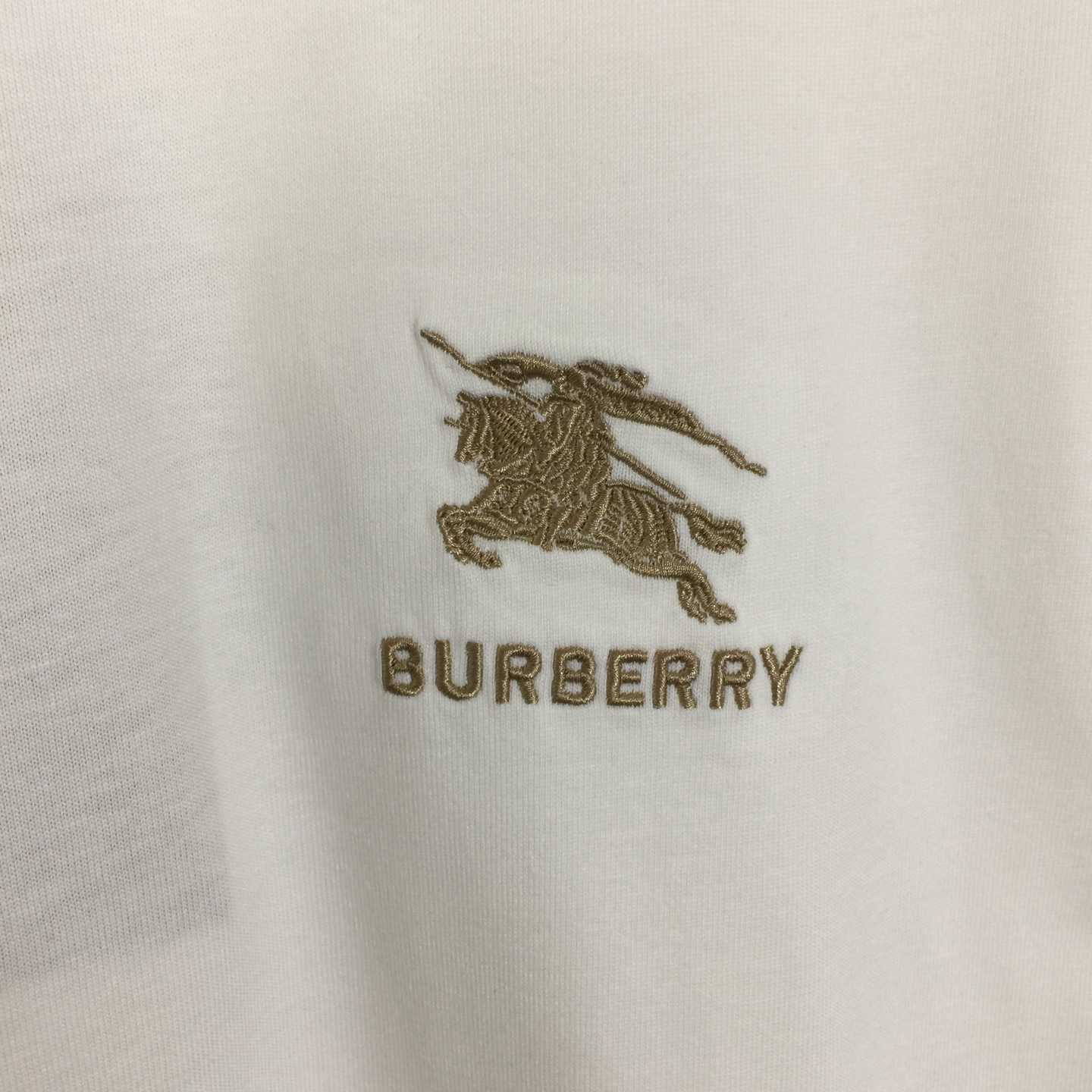 Burberry Check Cotton T-shirt - FashionPlug