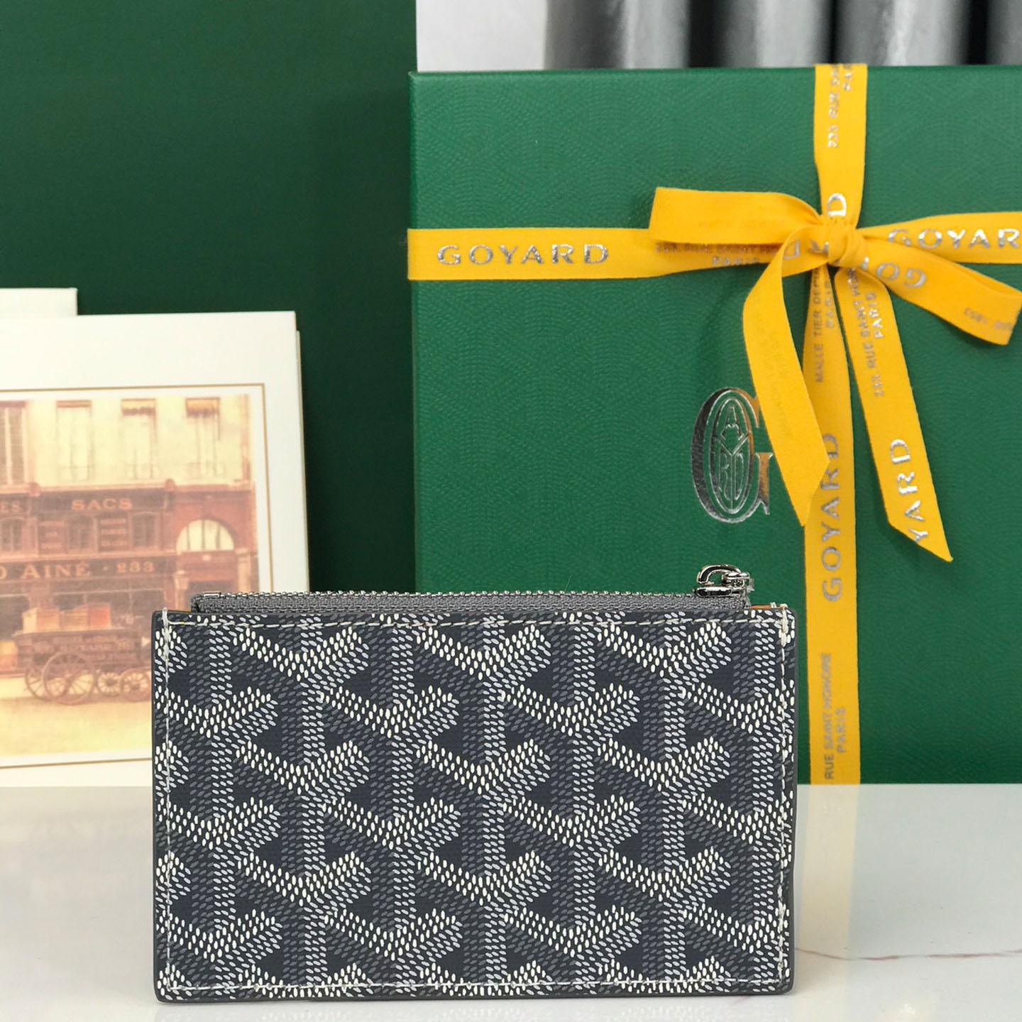 Goyard Bourbon Zipped Card Holder - FashionPlug