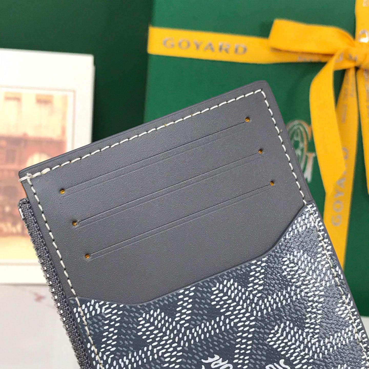 Goyard Bourbon Zipped Card Holder - FashionPlug
