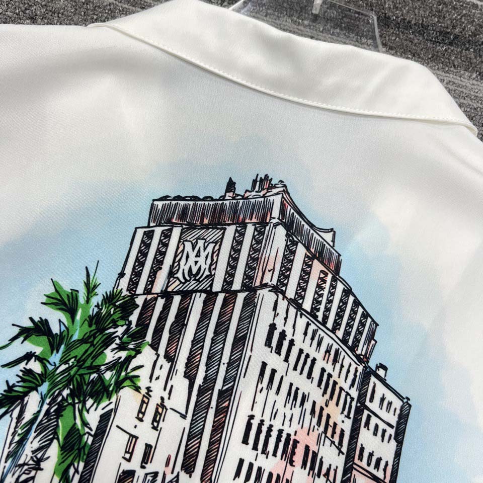 Amiri Hotel Bowling Shirt  - FashionPlug
