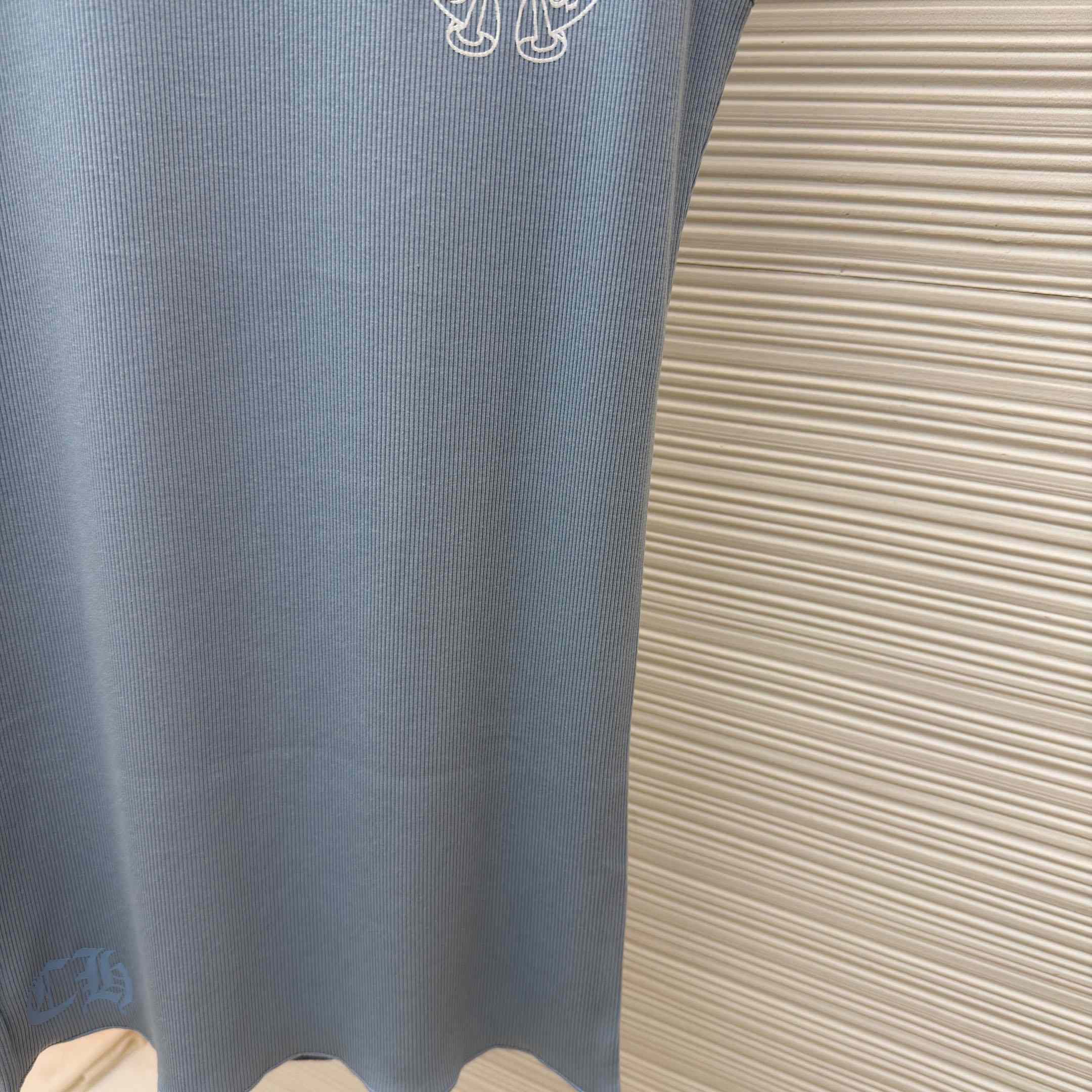 Chrome Hearts Rib Tank 'Baby Blue' - FashionPlug