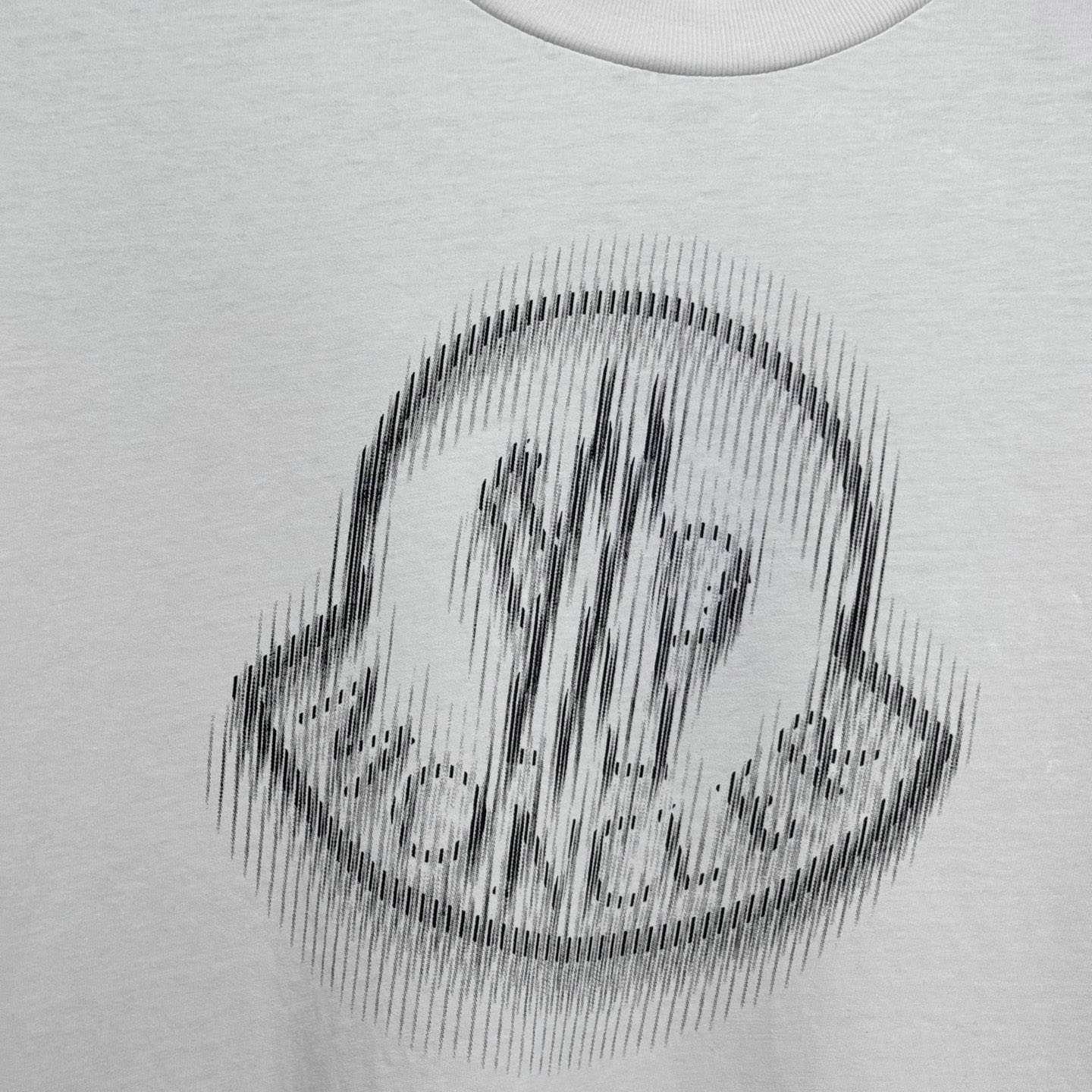 Moncler Blurred Logo Cotton T-Shirt - FashionPlug