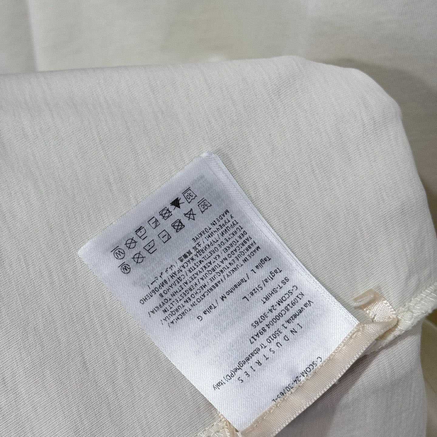 Moncler Blurred Logo Cotton T-Shirt - FashionPlug