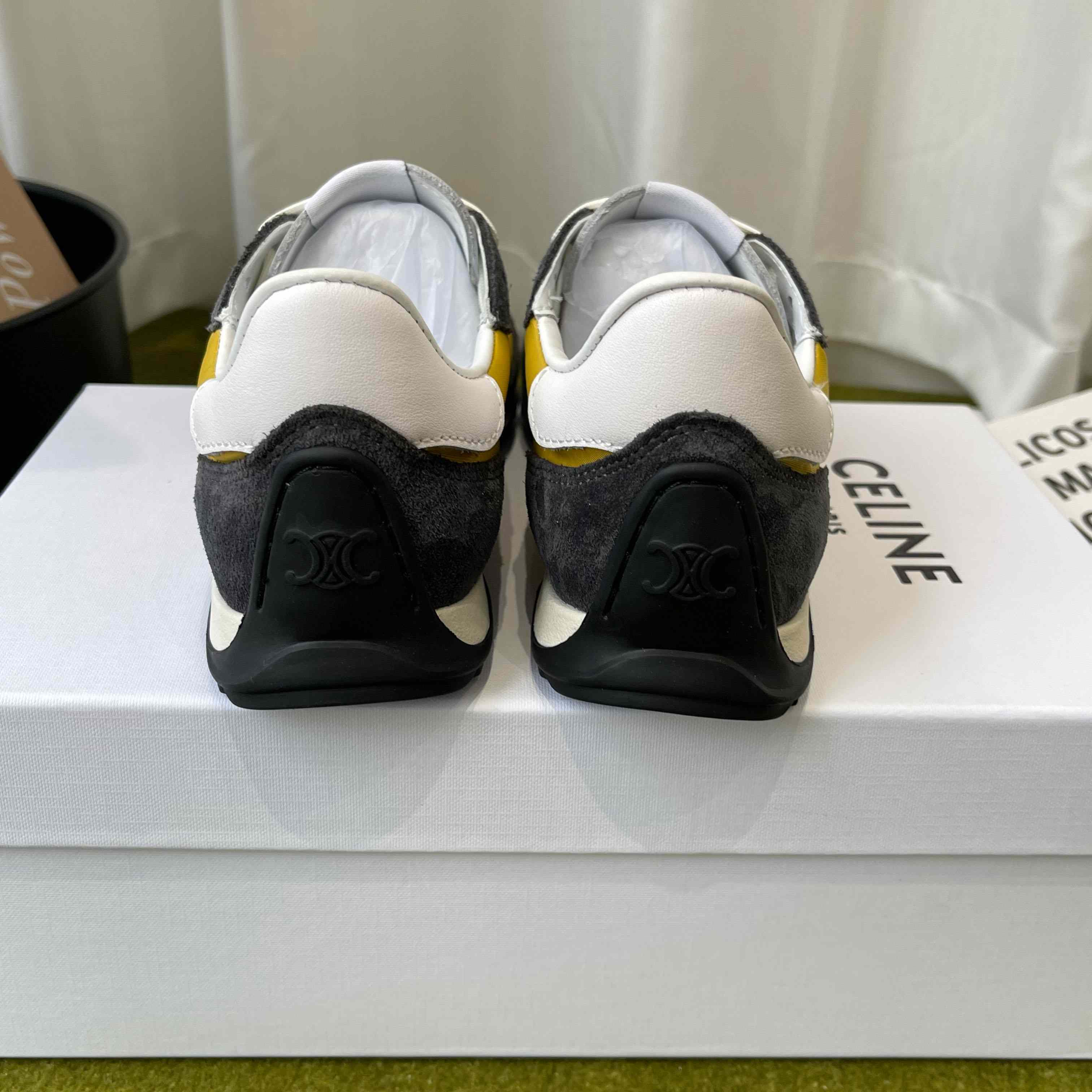 CELINE RACER LOW LACE-UP SNEAKER  - FashionPlug