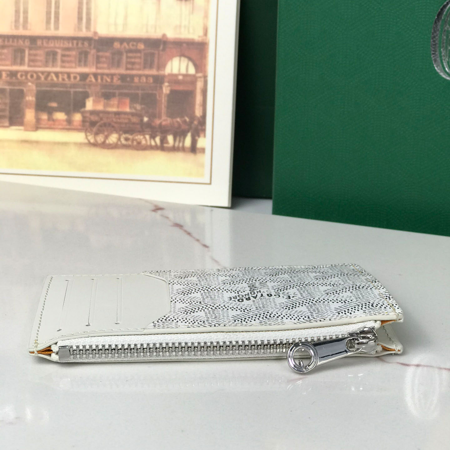 Goyard Bourbon Zipped Card Holder - FashionPlug