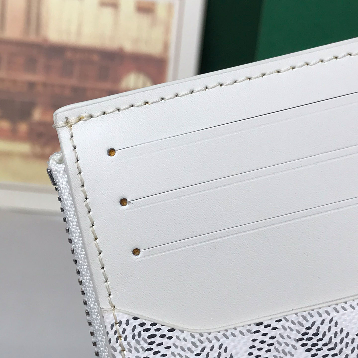 Goyard Bourbon Zipped Card Holder - FashionPlug