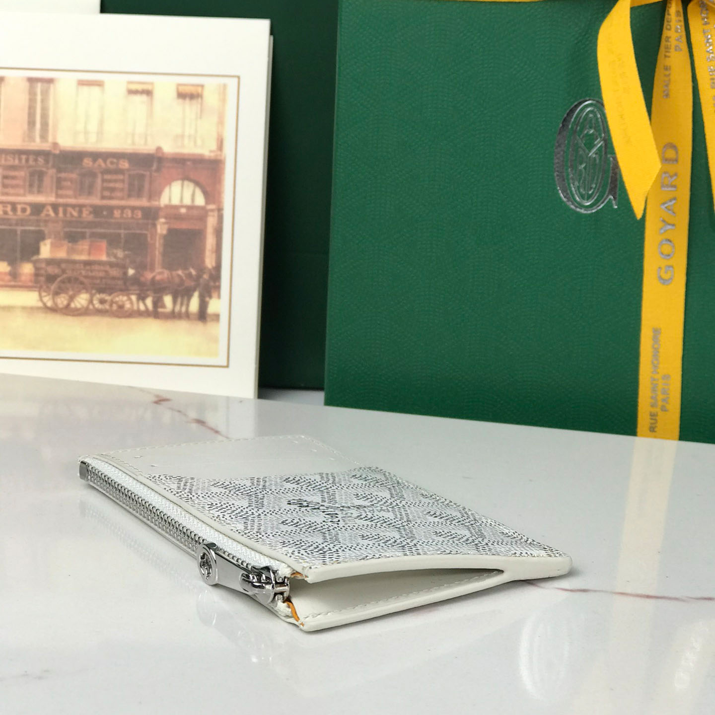 Goyard Bourbon Zipped Card Holder - FashionPlug