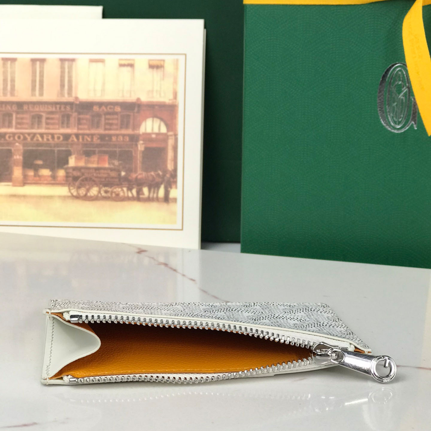 Goyard Bourbon Zipped Card Holder - FashionPlug