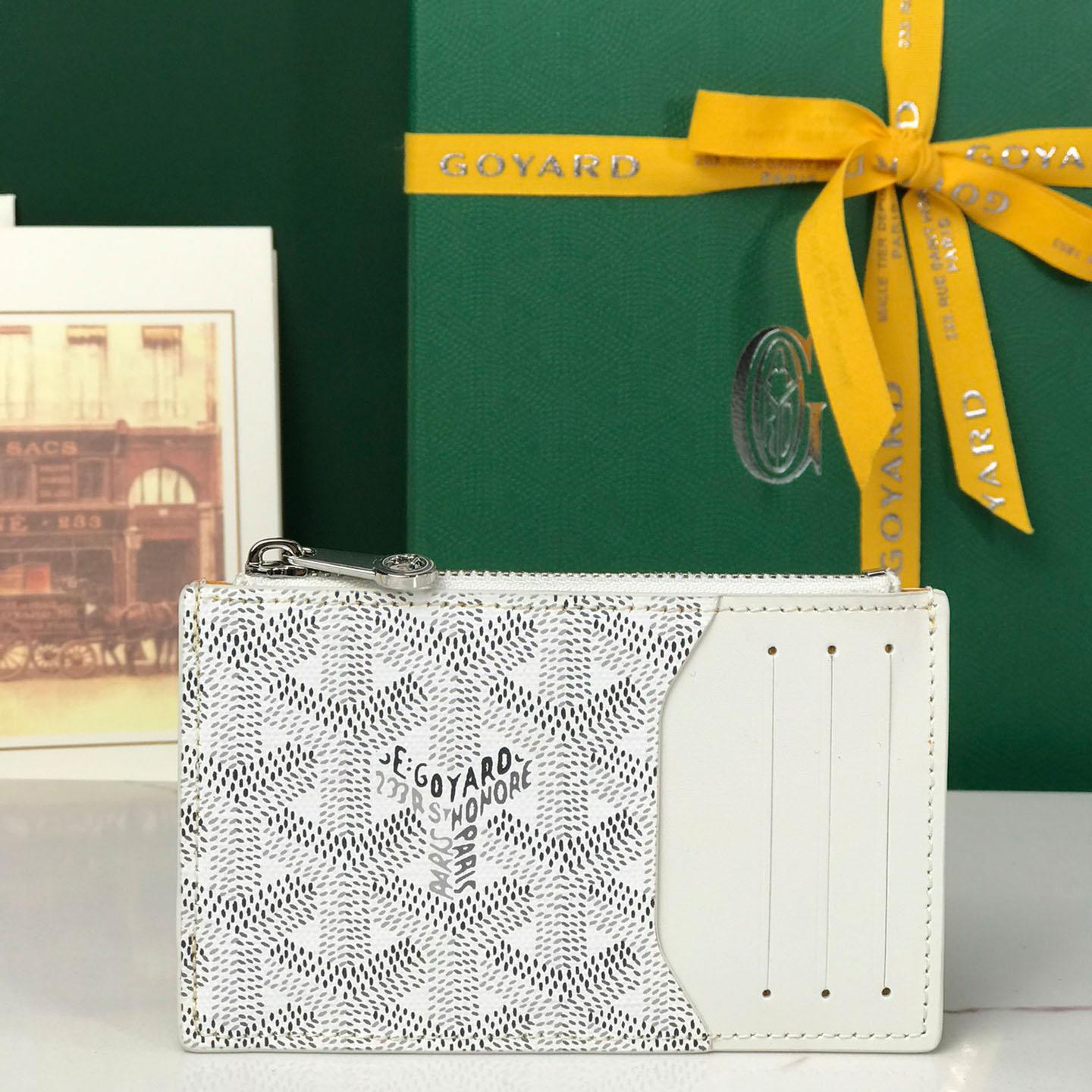 Goyard Bourbon Zipped Card Holder - FashionPlug