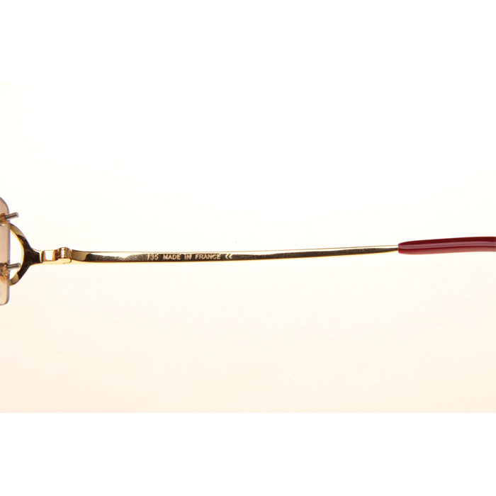 Cartier CT 4193830 Sunglasses In Gold Gradient Brown - FashionPlug