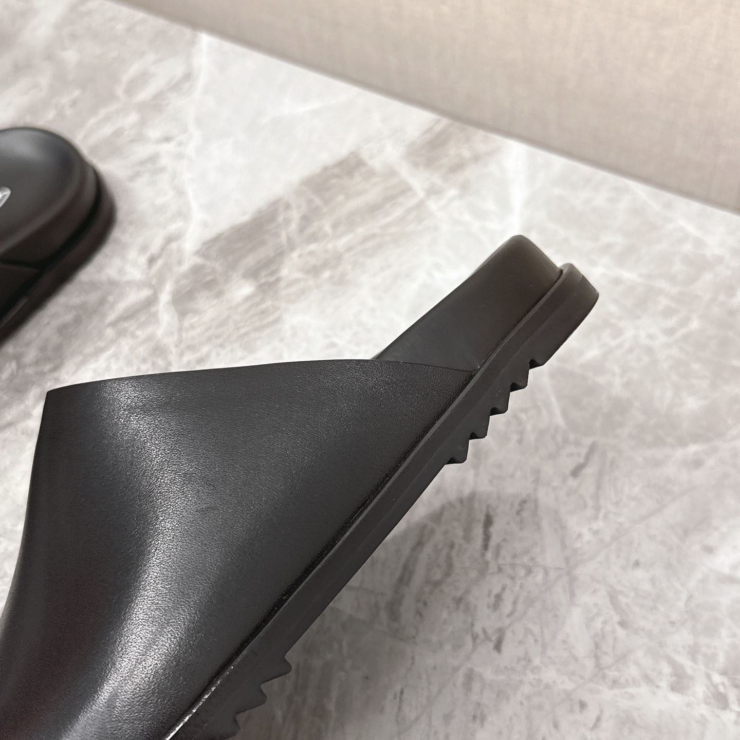 Rick Owens Porterville Granola Leather Mules - FashionPlug