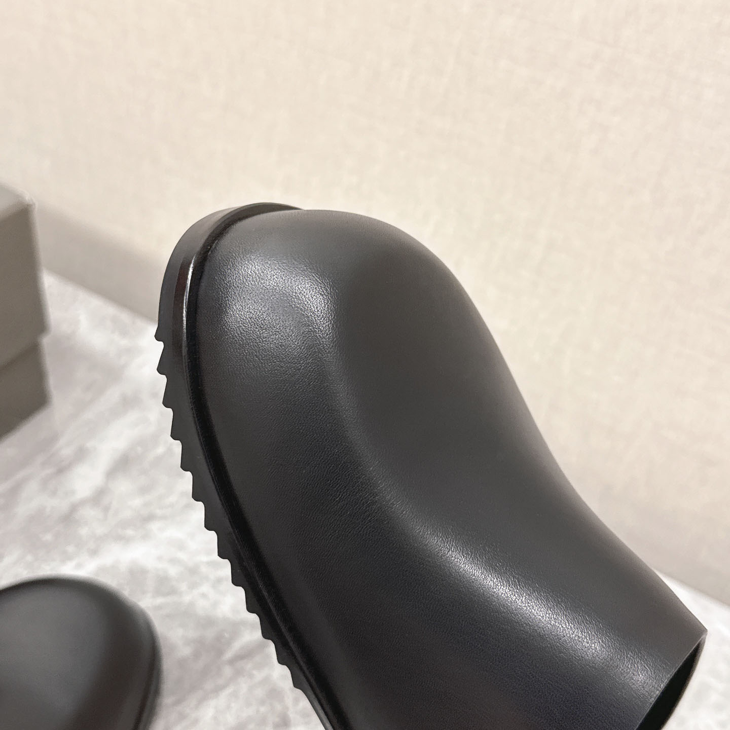 Rick Owens Porterville Granola Leather Mules - FashionPlug