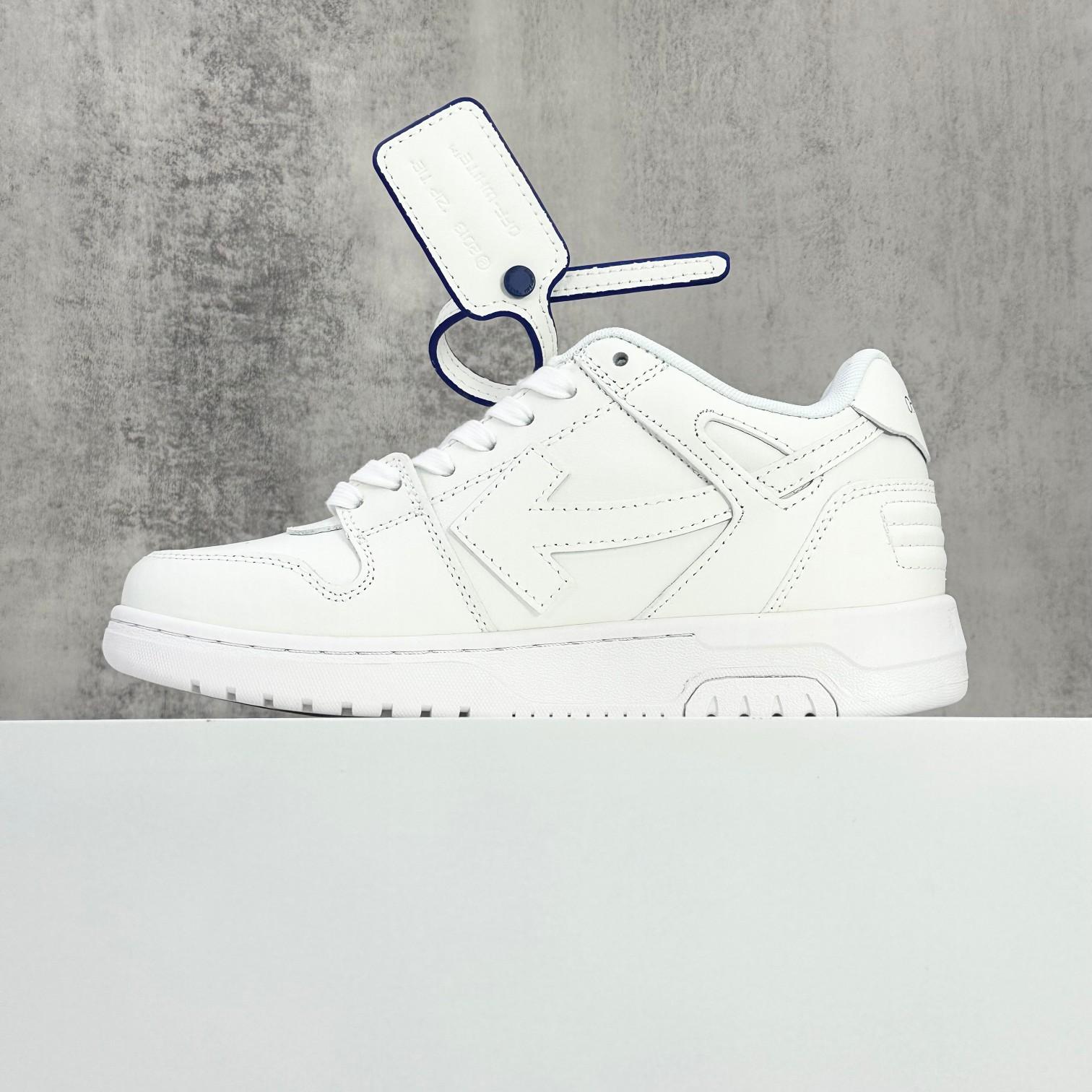 Off-White Out of Office Low 'For Walking - White Blue White Sole' - FashionPlug
